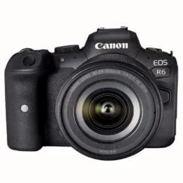 Canon EOS R6 Vollformat Systemkamera - Gehäuse + Objektiv RF 24-105mm F4-7.1 IS STM (spiegellos, 20,1 MP, 4K UHD, 5 Achsen Bildstabilisator, 7,5cm vari angle LCD II, WLAN, Bluetooth, USB 3.1), schwarz