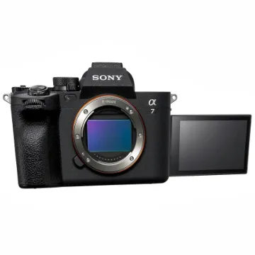 Sony Alpha 7 IV | Spiegellose Vollformatkamera für Experten (33 Megapixel, Echtzeitfokus, Burst mit 10 Bildern pro Sekunde, 4K 60p-Video, einstellbarer Voll-Touchscreen, neue Menüs) Schwarz
