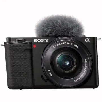Sony Alpha ZV-E10 | APS-C spiegellose Vlog-Kamera (schwenkbarer Bildschirm für Vlogging, 4K-Video, Echtzeit-Augen-Autofokus) Schwarz + SEL1650 Objektiv